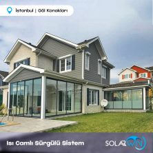 istanbul göl konakları Isı camlı sürgülü sistem - Solarwin