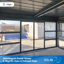 Alüminyum Panel Tavan ve Giyotin Cam ve Fotosel Kapı Libya 8