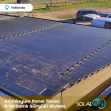 Alüminyum Panel Tavan ve Isı Camlı Sürgülü Sistem Hollanda 7