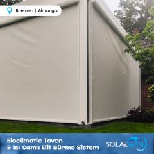 Bioclimatic Tavan ve Isı Camlı Elit Sürme Sistem Almanya Bremen 1