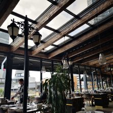 Restaurant, Doğal Ahşap, Açılır, Kapanır, Panel Roof