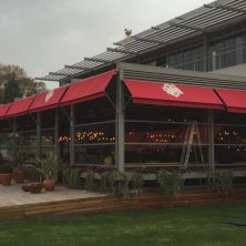 Gray Color, Restaurant, Guillotine Glass System