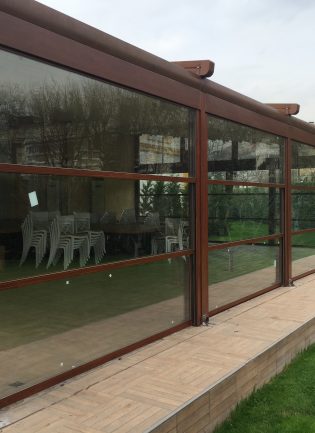Giyotin Cam Sistemi, Kahverengi Kış Bahçesi