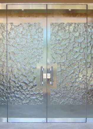 Glass Door, Frosted Motif Model