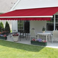 Red Decorative, Cassette Awning