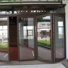 Wooden Stylish Accordion Door