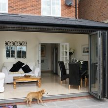 Garden, Brick Accordion Door