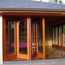 Wood, Old Style, Accordion Door