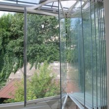 Grădină de Iarnă, Sistem de Balcon Pliabil Din Sticlă