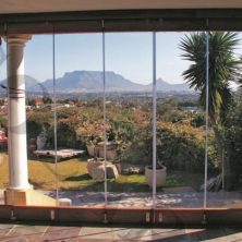 Garden House, Wooden, Folding Glass System