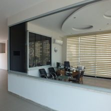 Sliding Blinds, Office, Glass Partition System