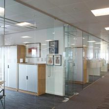 Fixed, Full Glass, Office Partition System