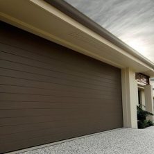 Sectional Garage Doors, Brown