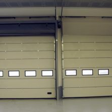 Cream, Sectional Garage Doors