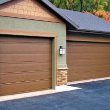 Wooden Look House Type, Sectional Garage Doors