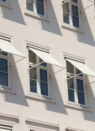 Hospital Windows, White, Motorized Wintent Project