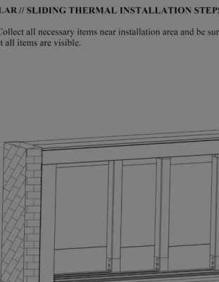 Insulating Glass Sliding Systems Technical Catalog