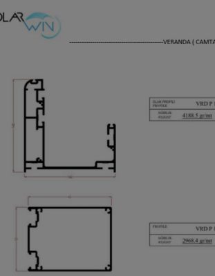 Fixed Glass Ceiling (Veranda) Technical Catalog