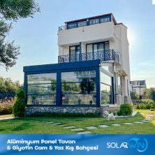 Alüminyum Panel Tavan ve Giyotin Cam ve Yaz Kış Bahçesi 1