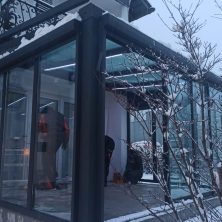 Terasă cu geam termopan Elite Series Sliding Garden Winter